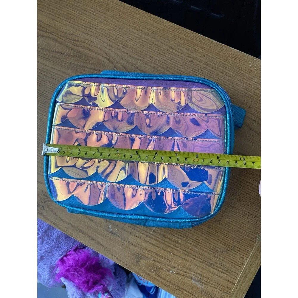 Mermaid Scales Iridescent Blue Purple Lunch Box